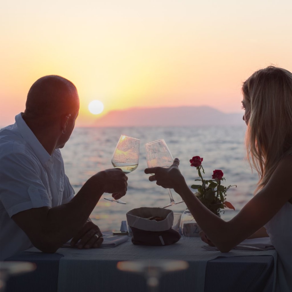 Celebrate the end of a beautiful day with a cocktail on the Sunset Terrace.